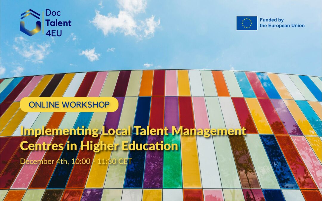 Workshop: Implementing Local Talent Management Centres in Higher Education